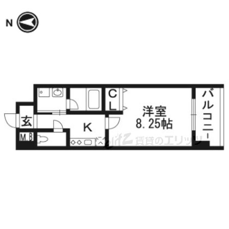 カサルテ吹田青葉丘の物件間取画像